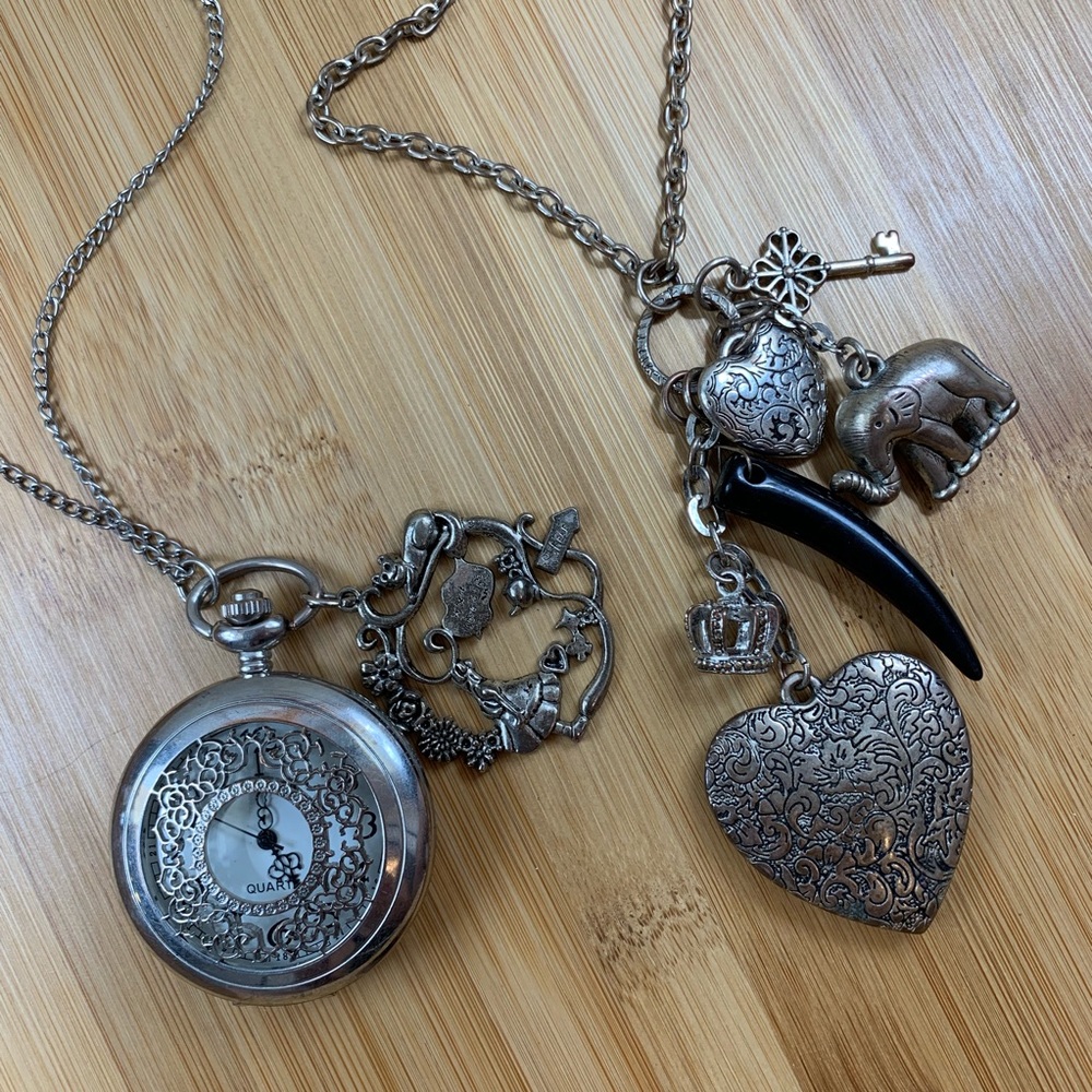 Silver necklace bundle